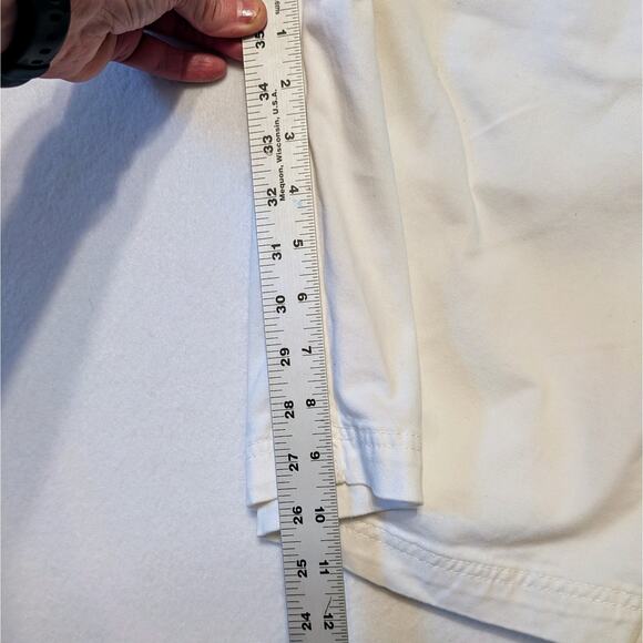 St. John's Bay Comfort Stretch Men's 38 White Flat Front Shorts - Picture 7 of 7